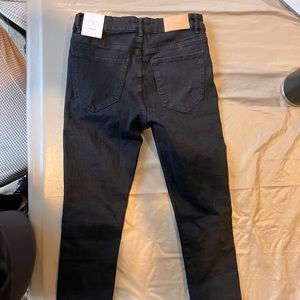 Zara Mid rise black jeans